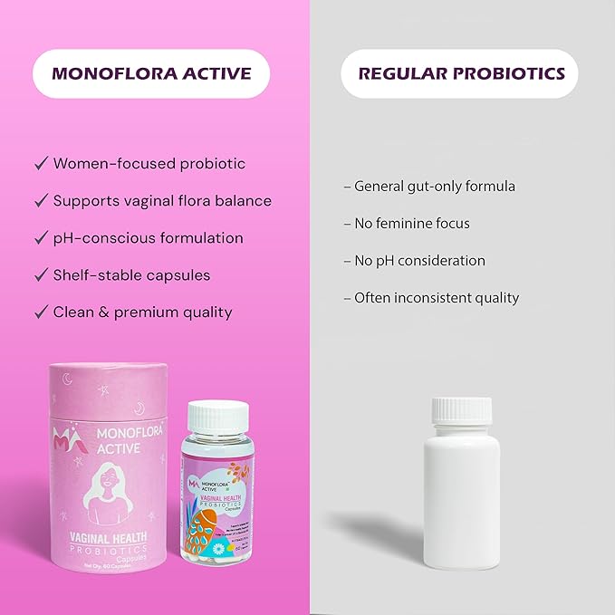 Probiotics for Women 5 Billion CFU Vaginal Probiotic Capsules with Lactobacillus &amp Prebiotics Supports Vaginal pH Balance Healthy Flora Odor Control Digestive Urinary Tract Health