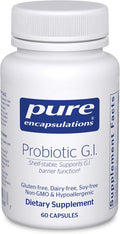Pure Encapsulations Probiotic G.I. - Shelf Stable Probiotic for Intestinal Health &amp Gastrointestinal Support - with Lactobacillus &amp Bifidobacterium - 60 Capsules