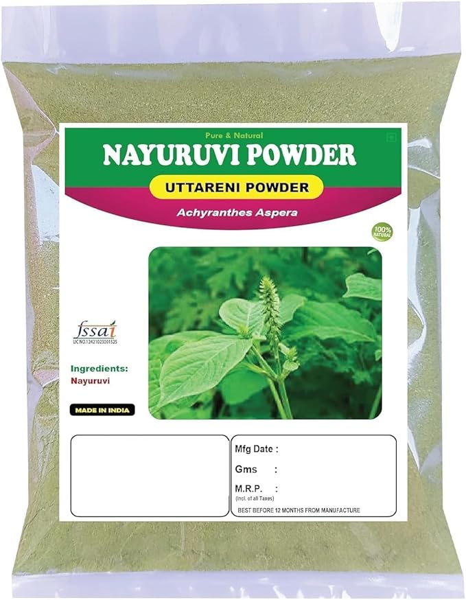 MM Nayuruvi Pow.der 50g | Apamarg Pow.der | Uttareni Pow.der