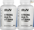 BARE PERFORMANCE NUTRITION BPN Strong Multi-Vitamin Foundational Health Improved Mood and Sleep Adaptogens Improved Cognitive Health (Pack of 2)