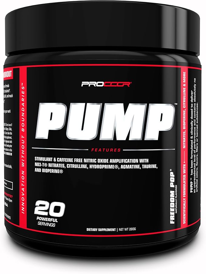 Pump with Nitrates Citrulline HydroPrime and More (20 Servings) Freedom Pop