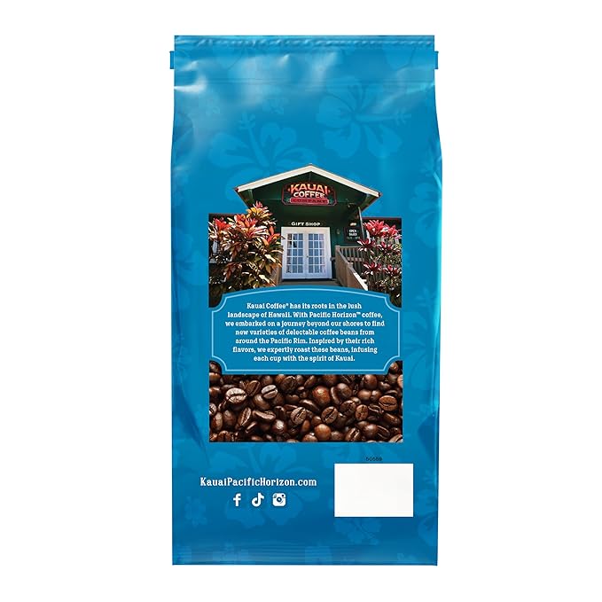 Kauai Ground Coffee Decaf Medium Roast - Arabica Ground Coffee from Hawaii's Largest Coffee Grower - Bright Aroma with Light Floral Notes - 24 Ounces
