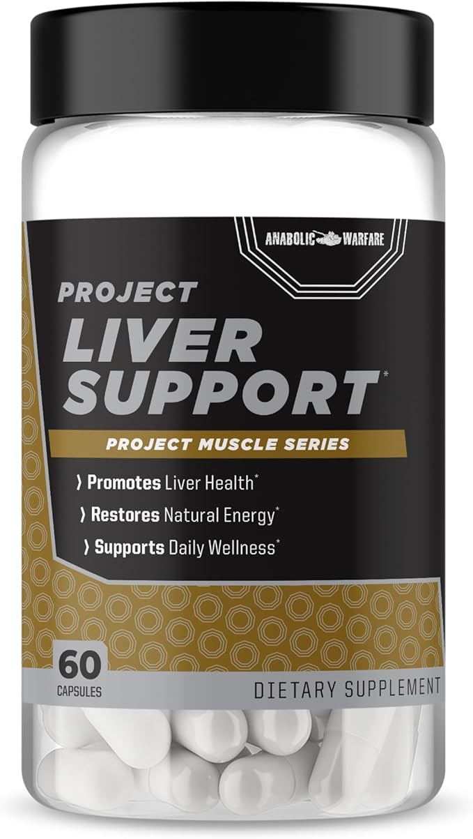 Anabolic Warfare Project Liver Support Aids Liver Health Antioxidant Support* (60 Capsules)
