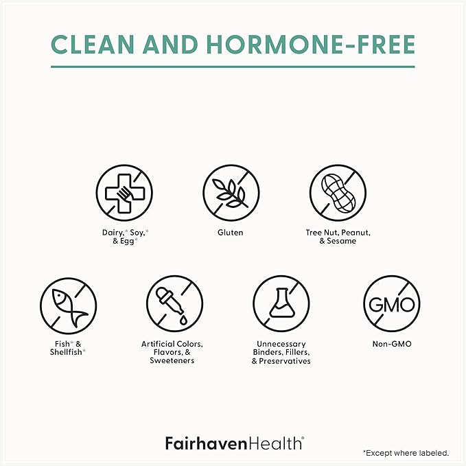 Fairhaven Health Myo-Inositol and D-Chiro Inositol for Women with PCOS | 40:1 Ratio | Inositol Supplement for Hormone and Ovarian Health | Myoinositol | Vitamin B8 | 240 Capsules