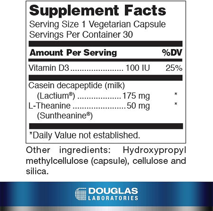 Douglas Laboratories Sereniten Plus | Supports Metabolism Stress Management Sleep and Cortisol Regulation | 30 Capsules