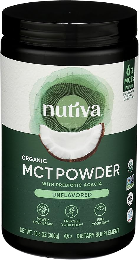 Nutiva Organic MCT Powder 10.6 Ounce