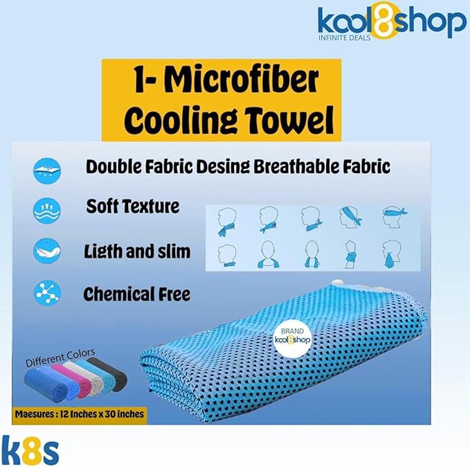 Electrolit Green Apple Hydration Drink With Electrolytes 21 fl oz Plastic Bottles 9 Pack + 1 Microfiber Cooling Towel by KOOL8SHOP Infinite Deals
