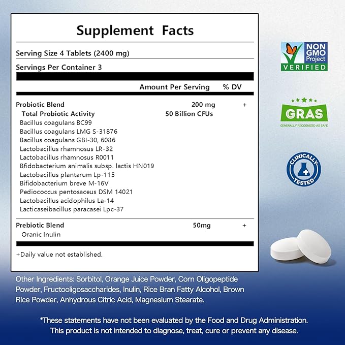 Pre-Drinking Hangover Support Supplement – Feel Better After Drinking – Pre-Party Alcohol Support Pills for Faster Morning Recovery – Probiotic-Powered Formula – 16 Chewable Tablets (12 + 4 Bonus)