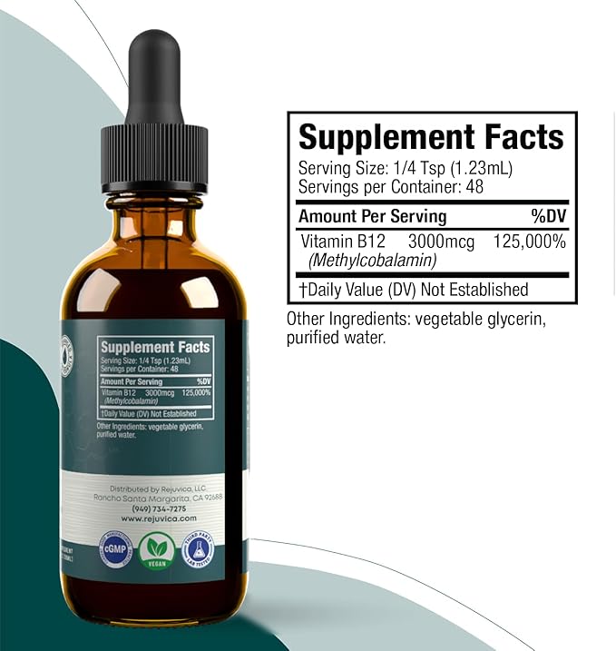 Rejuvica Health Vitaliver + Active B12 - Advanced Liver &amp B12 Support Bundle - Liquid Delivery for Better Absorption - Milk Thistle Chanca Piedra Artichoke Dandelion &amp More!