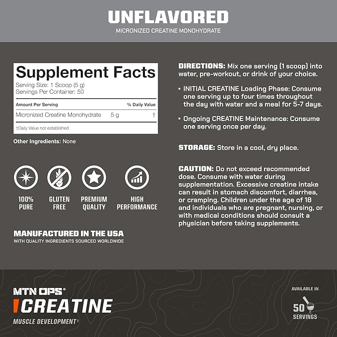 MTN OPS Creatine + Magnum Protein Vanilla Bundle