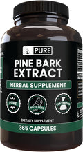 PURE ORIGINAL INGREDIENTS Pine Bark Extract (365 Capsules) No Magnesium Or Rice Fillers Always Pure