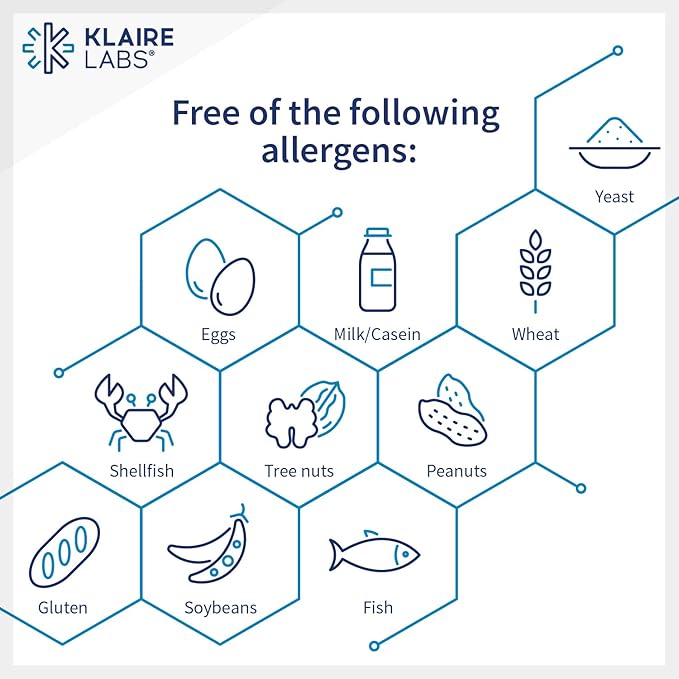 Klaire Labs SFI Health C Plus with Bioflavonoids - Optimal Vitamin C Blend with Citrus Bioflavonoid Complex (90 Capsules)