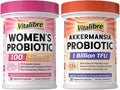 Vitalibre Probiotics for Women 100 Billion CFU 15 Strains 30 Capsules &amp Akkermansia Muciniphila Probiotic 1 Billion TFU 30 Capsules
