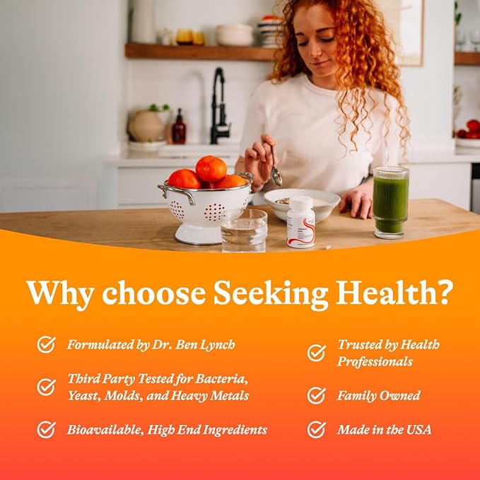 Seeking Health Iron with Cofactors as Ferrochel Ferrous Bisglycinate Vitamin A and C Cofactors Digestive Enzymes for Optimal Iron Absorption Vegan and Vegetarian (90 Capsules)*