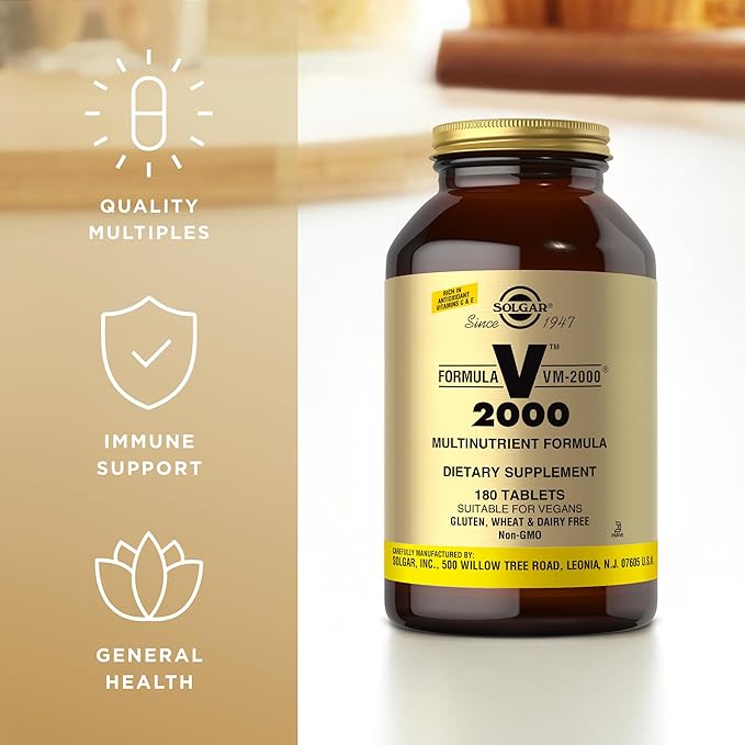 Solgar Formula Vm 2000 Multinutrient System 180 Count