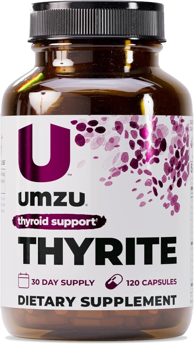 UMZU Thyrite Thyroid Support Supplement 30 Day Supply – Magnesium Zinc Copper Iodine Selenium and Adaptogenic Herbs Formula – Supports Metabolism Energy and Daily Wellness for Balanced Daily Support