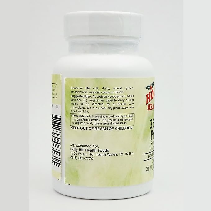 Holly Hill Health Foods 35 Billion ProBiotic 30 Vegetarian Capsules