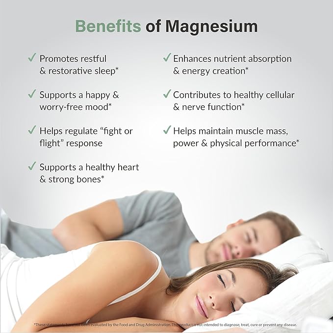 Organixx Magnesium Glycinate Supplement for Support Sleep Muscle &amp Heart Health 7 Type Magnesium Complex with Vitamin B6 Manganese Citrate Gluten Free Vegan Non GMO High Absorption 60 Caps