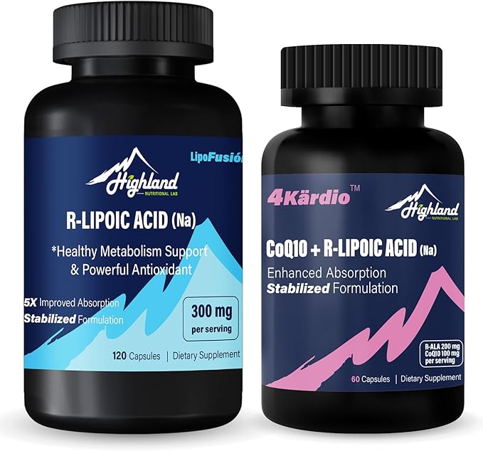 R-Lipoic Acid (Na) + CoQ10 and R-Lipoic Acid (Na) Bundle