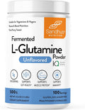 Sandhu's L-Glutamine Powder | 100 Servings 500 Gram 17.6 Oz. Large Size 3 Months Supply| Made in USA | Non-GMO Amino Acid Supplement for Muscle Support and Gut Health