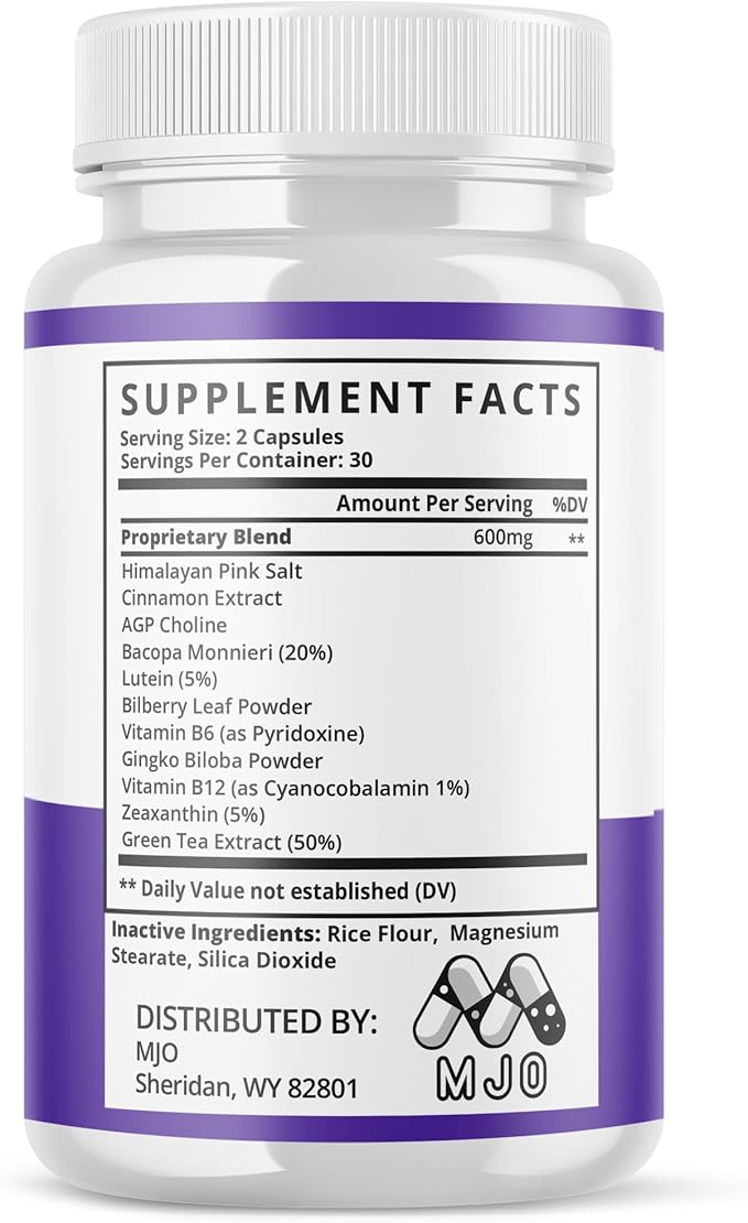 (2 Pack) Memotril Capsules Official Memo Tril Supplement Pills with All Natural Ingredients Advanced Memotril for Brain Health &amp Wellness Support with Premium Vitamins for Women &amp Men (120 C
