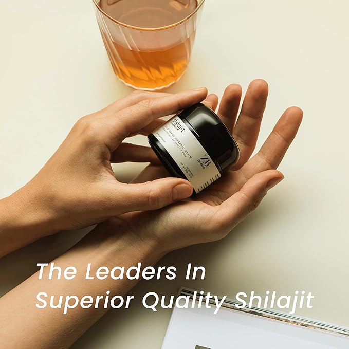 Pure Himalayan Shilajit Resin - 50g Organic Shilajit for Men &amp Women with Fulvic Acid &amp 85+ Trace Minerals for Energy Strength &amp Immunity - Lab Tested for Purity &amp Potency - 100 Servi