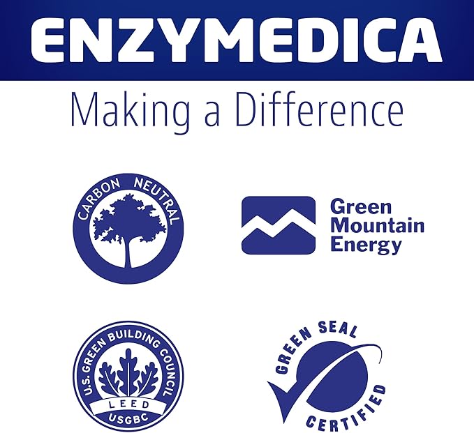 Enzymedica pH-Basic Includes Digestive Enzymes Nutrients &amp Herbs Supports Healthy Digestion &amp pH Balance 90 Count - FFP