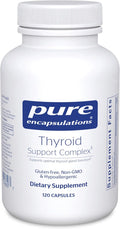 Pure Encapsulations Thyroid Support Complex - Supports Thyroid Health* - Antioxidant Infusion - with Ashwagandha &amp Iodine - Non-GMO &amp Vegetarian - 120 Capsules