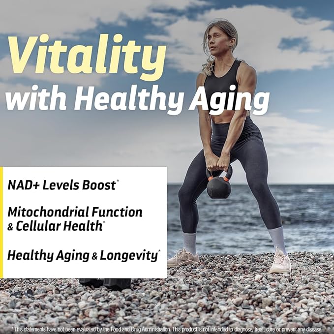 Nicotinamide Riboside NR Supplement 300mg - Vitamin B3 Alternative - Supports Energy Longevity &amp Wellness - Non-GMO Gluten-Free cGMP Certified - 120 Vegan Capsules - 60 days/2 Month Supply