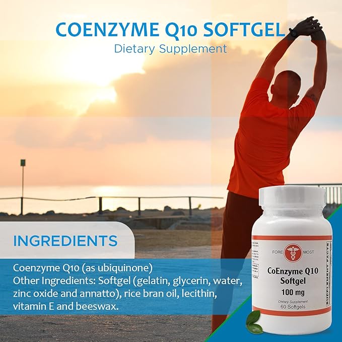 Holistic Health CoEnzyme Q10 100 mg 60 Softgels