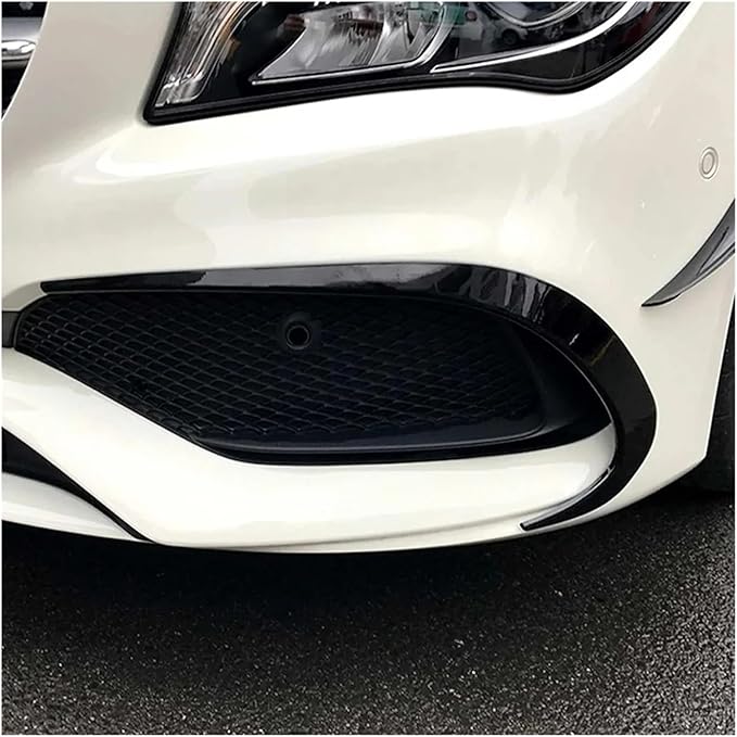 6Pcs Carbon Car Bumper Splitter Spoiler Side Air Vent Canard Trim Kit Compatible for Benz CLA CLA200 220 250 260 2016-2019 binbin06792 store