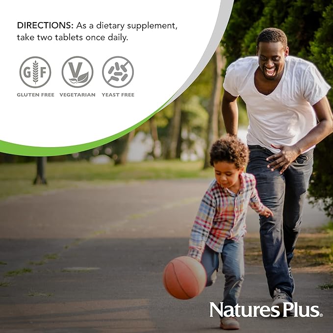 NaturesPlus Ultra-Mins - 180 Tablets - Multi Mineral Complex with Calcium Iron Magnesium &amp Zinc - Vegan Gluten Free - 90 Servings