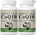 Liposomal CoQ10 800mg Ubiquinol Softgel Max Absorption Ubiquinol Coenzyme Q10 Ubiquinol CoQ10 Supplement for Antioxidant Heart Function &amp Energy Production Pure CoQ10 800mg 120 Vegan Softgels