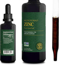 Global Healing USDA Organic Zinc Supplements Liquid - Pure Vitamin Drops for Immune System Boost Hormone Balance and Healthy Aging - Natural Vegan-Friendly Non-GMO Organic Zinc Vitamins (2 Fl Oz)