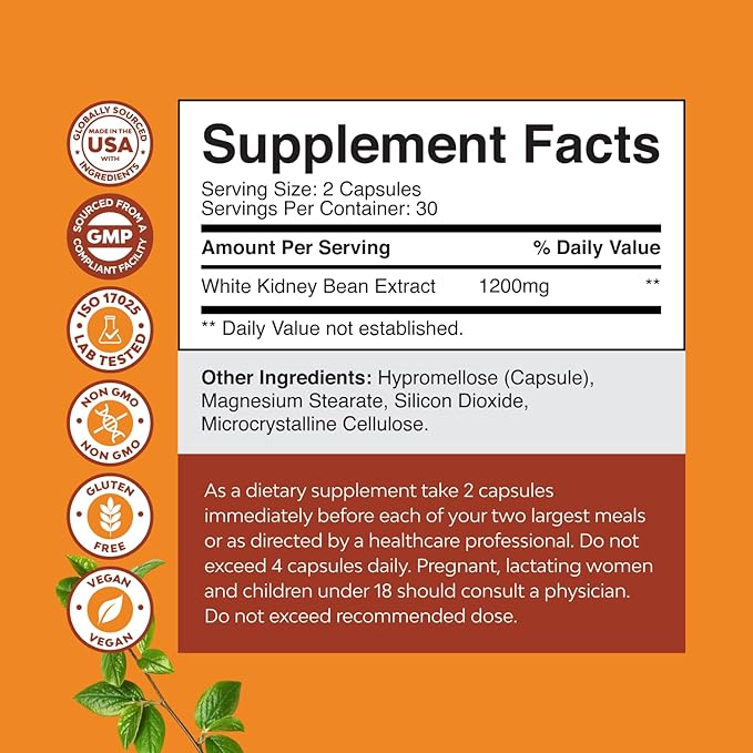 Bundle of Milk Thistle Liver Support Supplement and White Kidney Bean Energy Booster - Herbal Liver Supplement with Silymarin Milk Thistle - Natural Energy Pills and White Bean Extract Supplements