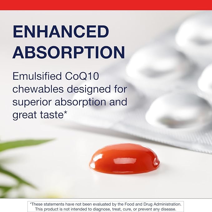 Metagenics NutraGems CoQ10 300 mg - High Absorption Antioxidant Supplement - Supports Heart Health Energy Production &amp Cellular Function* - Coenzyme Q10 with Lycopene - 30 Chewable Gels