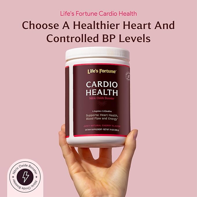 Life's Fortune 5000mg L- Arginine Supplement Powder &amp 1000mg L-Citrulline High Potency Nitric Oxide Health Booster Endurance Workout Performance Cherry Flavor (30 Servings)