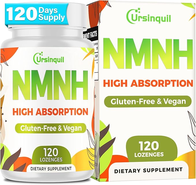 Sublingual NMNH 500mg (240-Day Supply 500mg per Serving) NMNH(Dihydronicotinamide Mononucleotide)NAD Supplement for NAD Levels as We Age for Anti-Aging Energy Immunity Focus - 120 Count