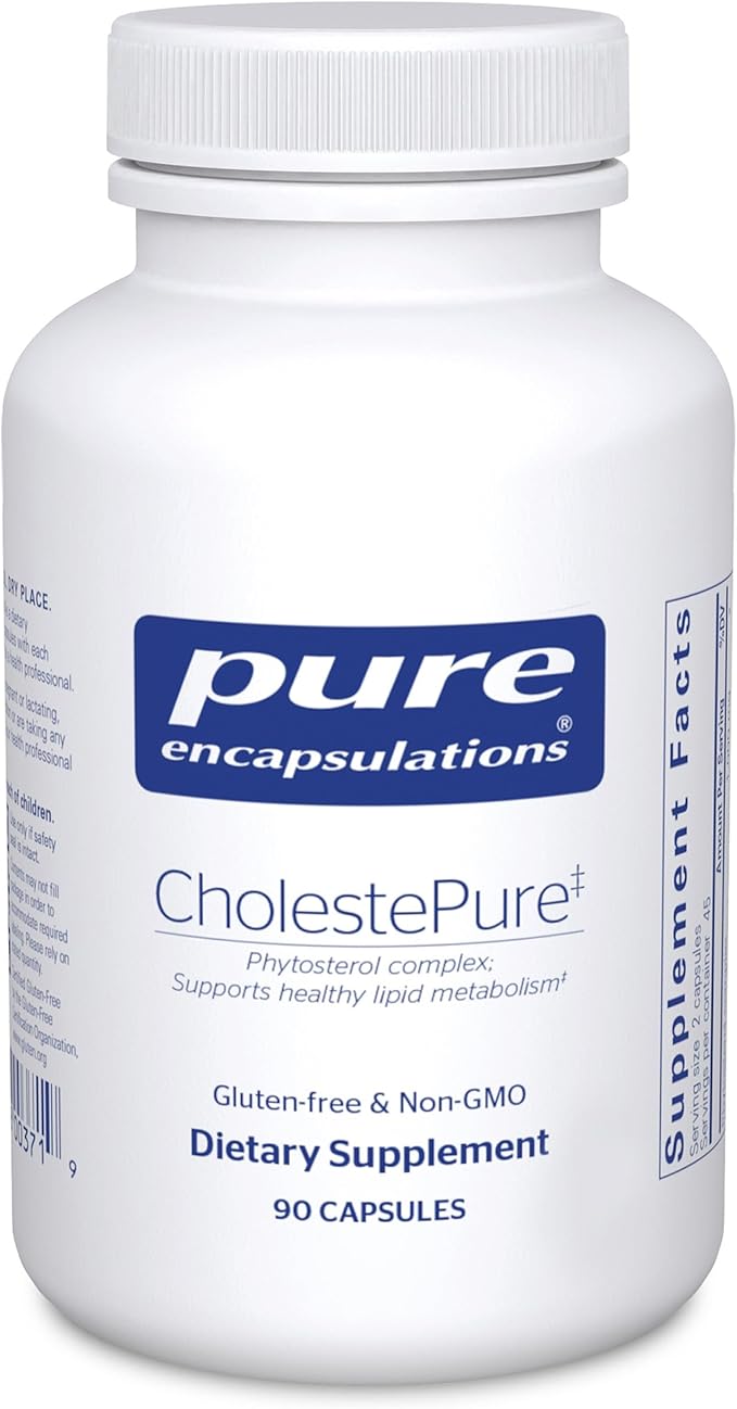 Pure Encapsulations CholestePure | Supplement to Support Cardiovascular Health Enzyme Function and Lipid Metabolism* | 90 Capsules