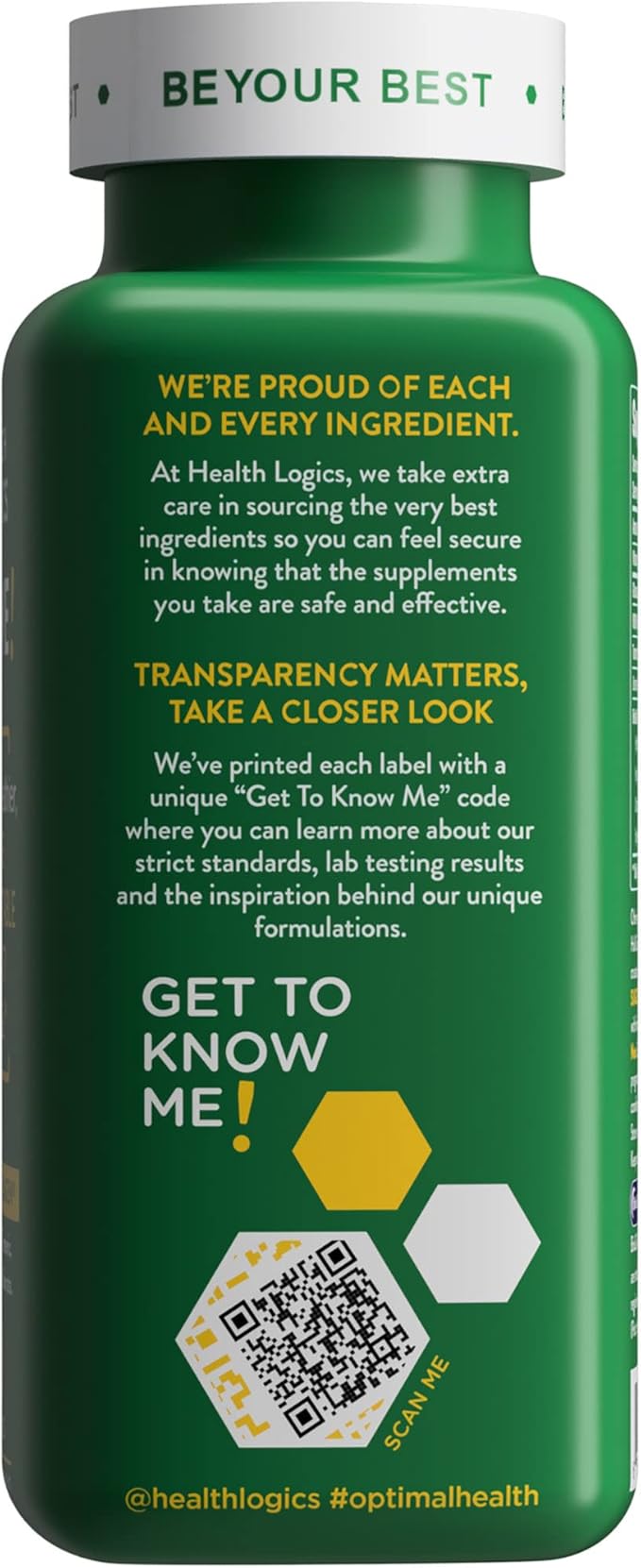 Health Logics Move! Healthy Joints with BioCell Collagen Glucosamine MSM Vitamin C Turmeric Extract 95% Curcuminoids Boswellia Serrata | Support Joint Comfort | Non-GMO | 90 Capsules