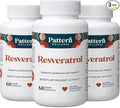 Pattern Wellness Resveratrol with Fisetin – Supports Cellular Heart &amp Immune System Health – Promotes Antioxidant Protection – Vegan Non-GMO Gluten-Free – 180 Capsules