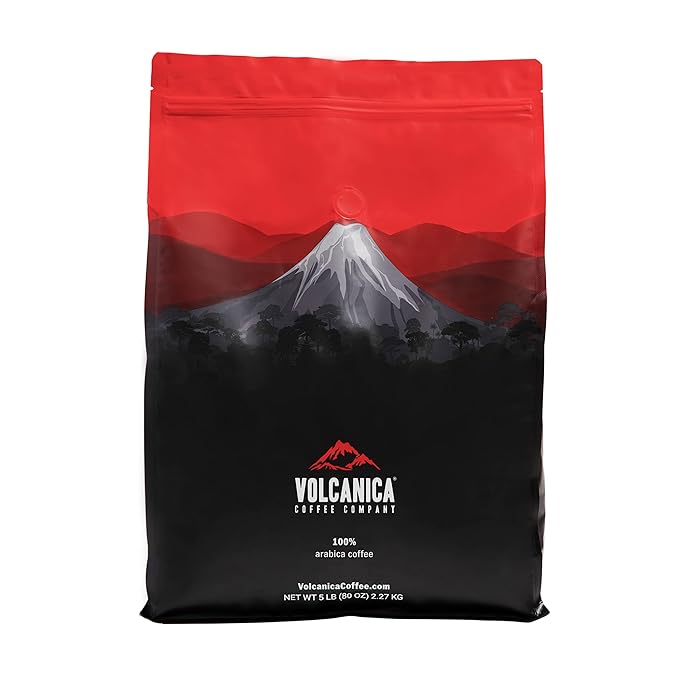 Dark Chocolate Decadence Flavored Decaf Coffee Ground Fresh Roasted 5 lbs