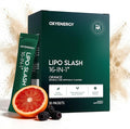 OxyEnergy LIPO Slash 16-in-1 Natural Weight Loss Supplement for Women and Men Supports Gut Health GLP-1 Activate &amp Weight Management Vegan Gluten-Free Non-GMO 30 Packets Orange Flavor
