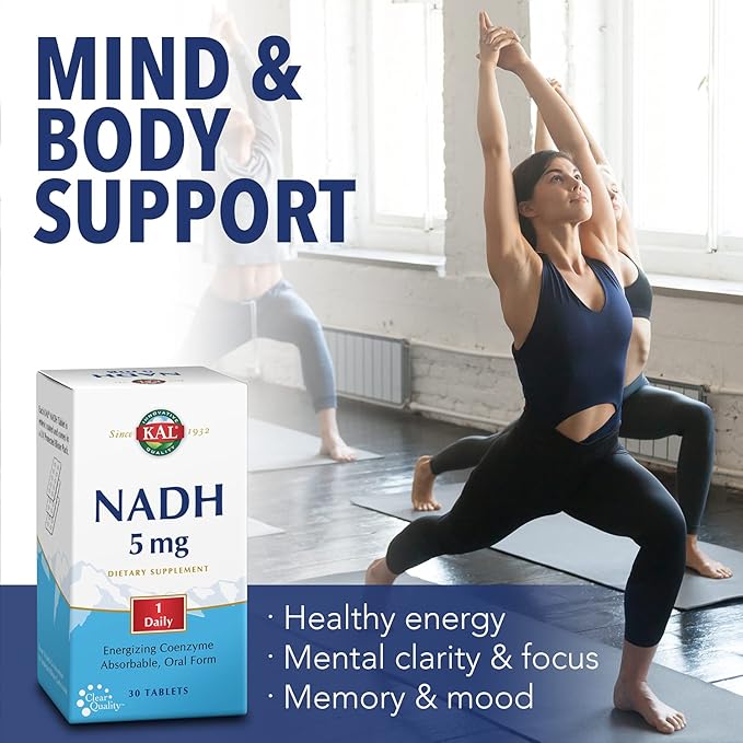 KAL 5 Mg Nadh Tablets 30 Count