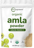 Micro Ingredients Organic Amla Powder (Amalaki) | 32oz India Origin Gooseberry Powder | Rich in Vitamin C Antioxidants Supports Immune Digestive &amp Skin Health Non-GMO Vegan &amp Keto Friend