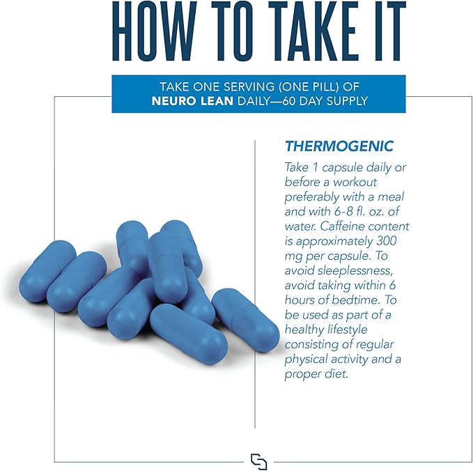 Siren Labs Neuro Lean Concentrated Thermogenic for Health Water Loss Energy and Focus - 60 Capsules