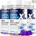 (3 Pack) Insta Surge XL Gummies for Men Official InstaSurge XL Gummys with All Natural Ingredients Insta SurgeXL Advanced Health Supplement Max Strength Active Lifestyle Multivitamin (180 Gummies)
