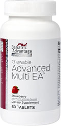 Bariatric Advantage Chewable Advanced Multi EA - High Potency Daily Multivitamin with Iron for Bariatric Surgery Patients - Strawberry Flavor - 60 Count