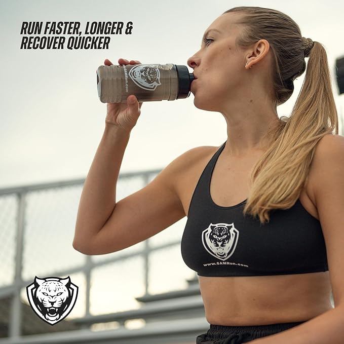6AM Run Marathon | Running Supplements for Endurance &amp Stamina | Amino Energy with BCAAs for a Clean Pre Running Fuel | No Jitters | Marathon Essentials | Peach Mango | 40 Servings